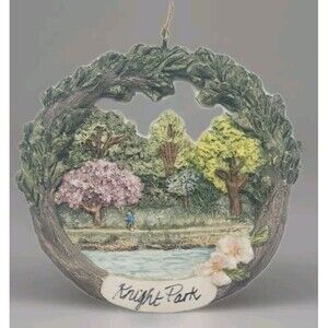 Hestia  Knigt Park Christmas Ornament Collingswood NJ  USA 1998 Vintage Hanging